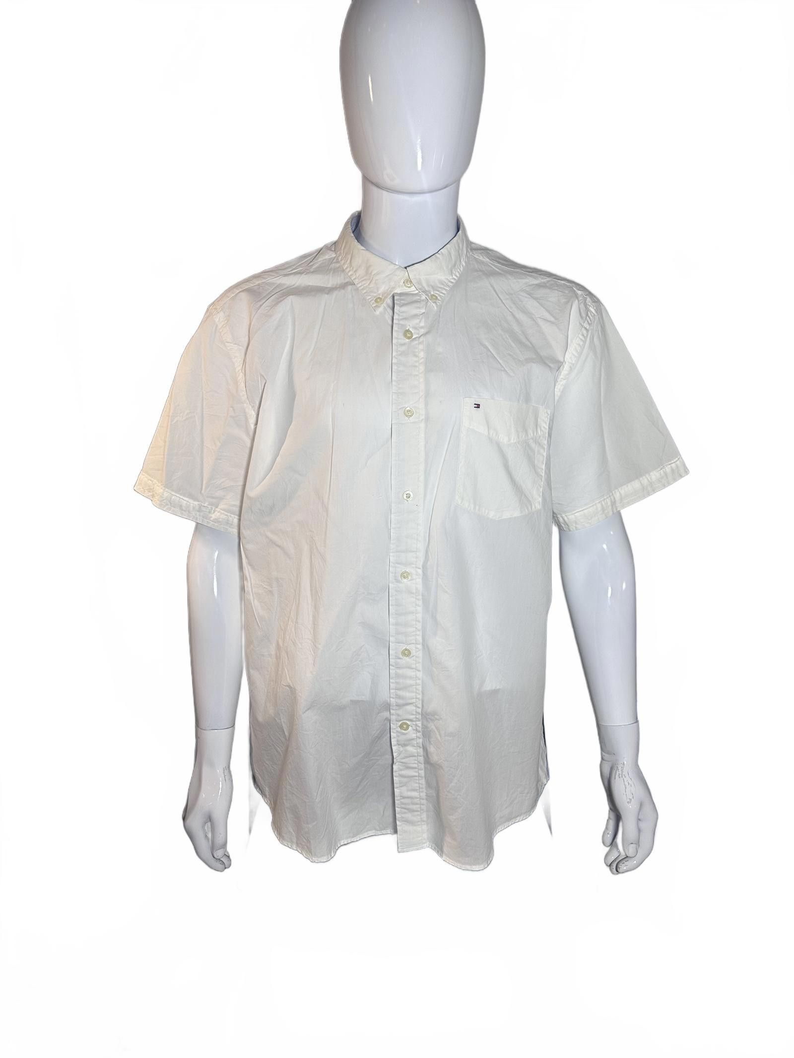 Tommy Hilfiger Tommy Hilfiger Short Sleeve Shirt - Classic White XL Size US XL / EU 56 / 4 - 1 Thumbnail