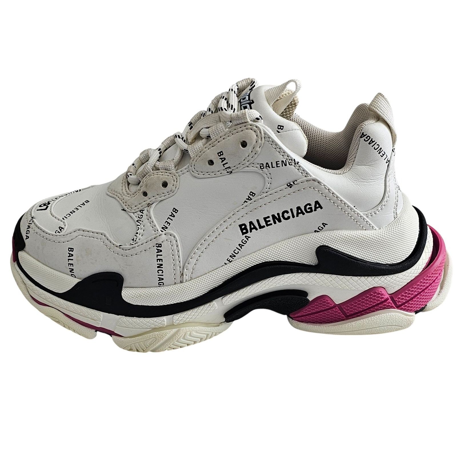 Balenciaga Balenciaga Triple S sneakers in white and black Size US 7 / IT 37 - 11 Thumbnail