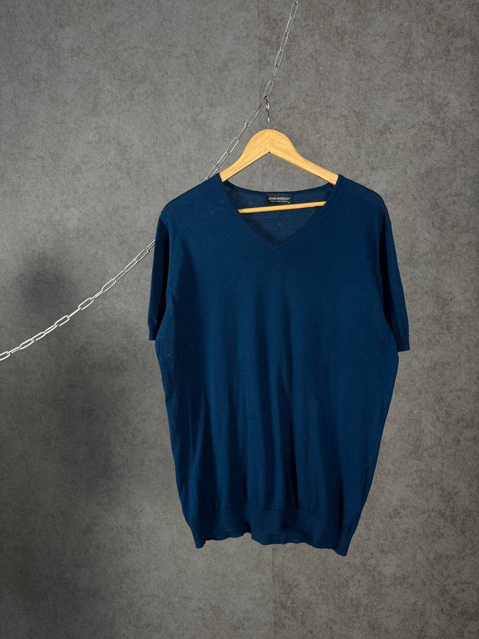 John Smedley John Smedley luxury designer v neck tee Size US M / EU 48-50 / 2 - 1 Thumbnail