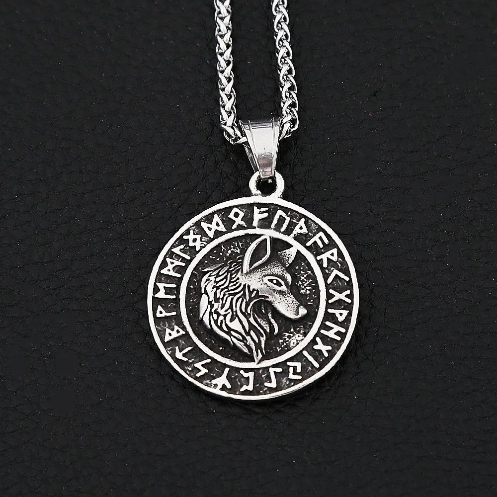 Other Vintage Viking Wolf Pendant Necklace Size ONE SIZE - 2 Thumbnail