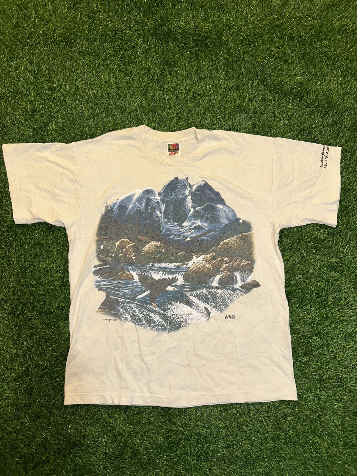 Vintage Vintage nature alaska j van straalen tee shirt size Large Size US L / EU 52-54 / 3 - 1 Thumbnail