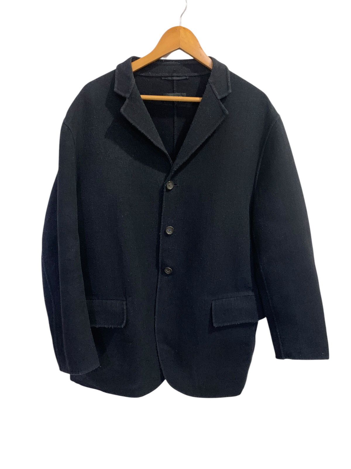 Jil Sander × Raf Simons Jil Sander By Raf Simons Thick Wool Jacket Size US L / EU 52-54 / 3 - 2 Thumbnail
