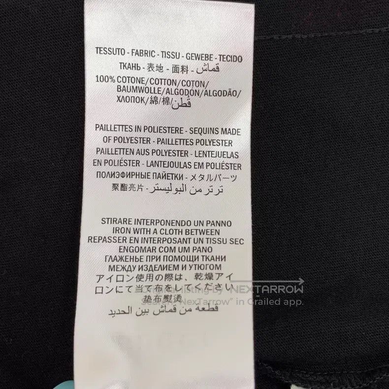 Gucci Gucci Black logo cat sequin cotton round-neck short-sleeve Size US S / EU 44-46 / 1 - 7 Thumbnail