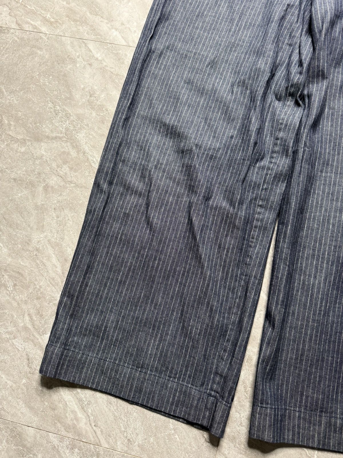 45rpm 45RPM Pinstripe Indigo Jacket & Pants Set Size US 31 - 12 Thumbnail