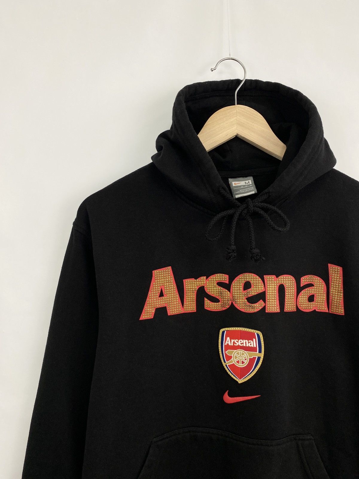 Nike Vintage 90s Arsenal Nike Hoodie Rare Retro Hype Y2K Size US S / EU 44-46 / 1 - 2 Thumbnail