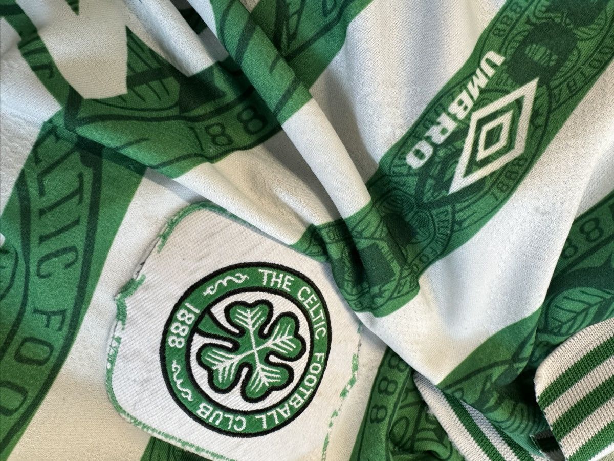 Umbro Vintage Celtic Scottish 1995/1997 Home FOOTBALL SHIRT SOCCER Size US XL / EU 56 / 4 - 5 Thumbnail