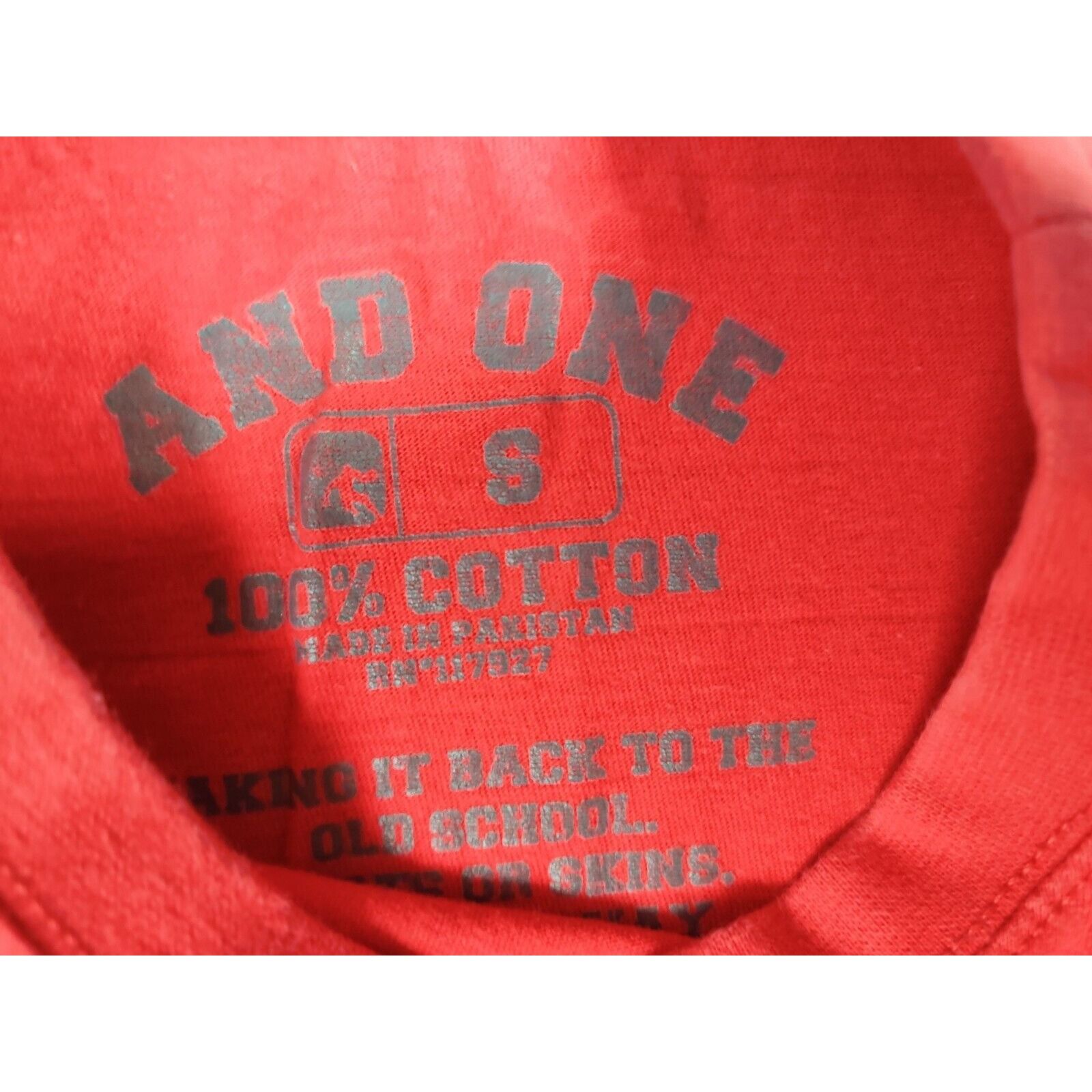 Other AND1 Shirt Adult Mens Small Red Ballers for Life Spell Out Size US S / EU 44-46 / 1 - 5 Thumbnail