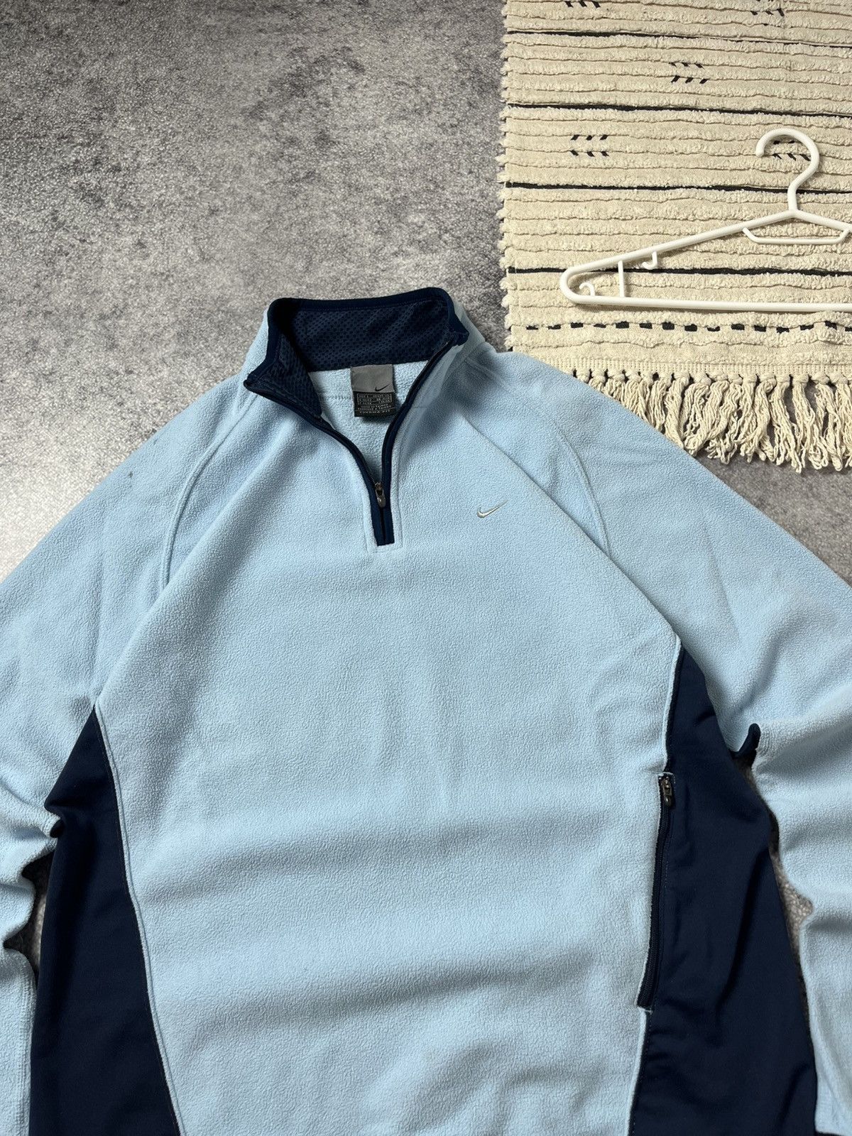 Nike 🔥90'S NIKE NINJA FLEECE BOXY SWEATSHIRT 1/3 TRACK JACKET Size US S / EU 44-46 / 1 - 5 Thumbnail