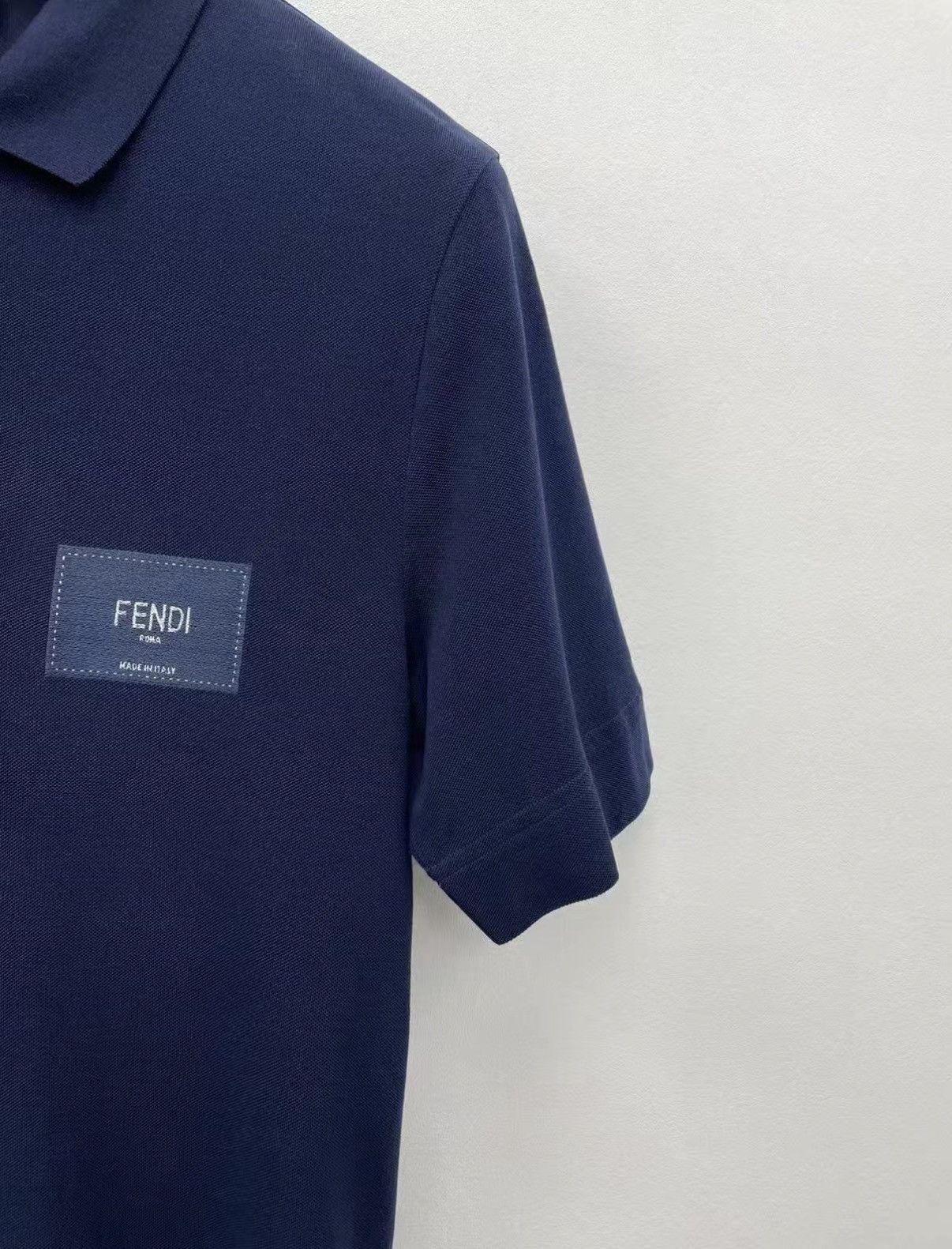 Fendi FENDI 100% Cotton Short Sleeve Polo Shirt J30 Size US XS / EU 42 / 0 - 2 Thumbnail