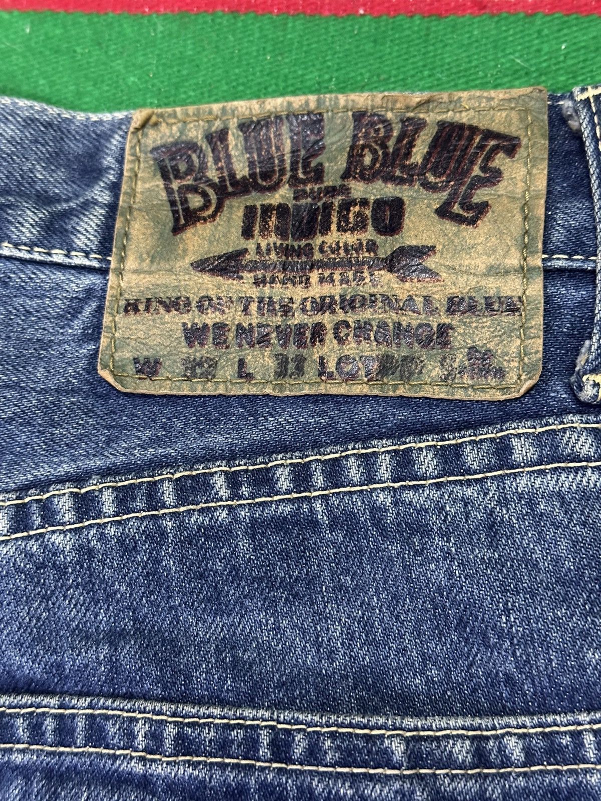 Kapital 💥Blue Blue X Heart Market💥 Japanese Denime Blue Indigo💥 Size US 32 / EU 48 - 11 Thumbnail
