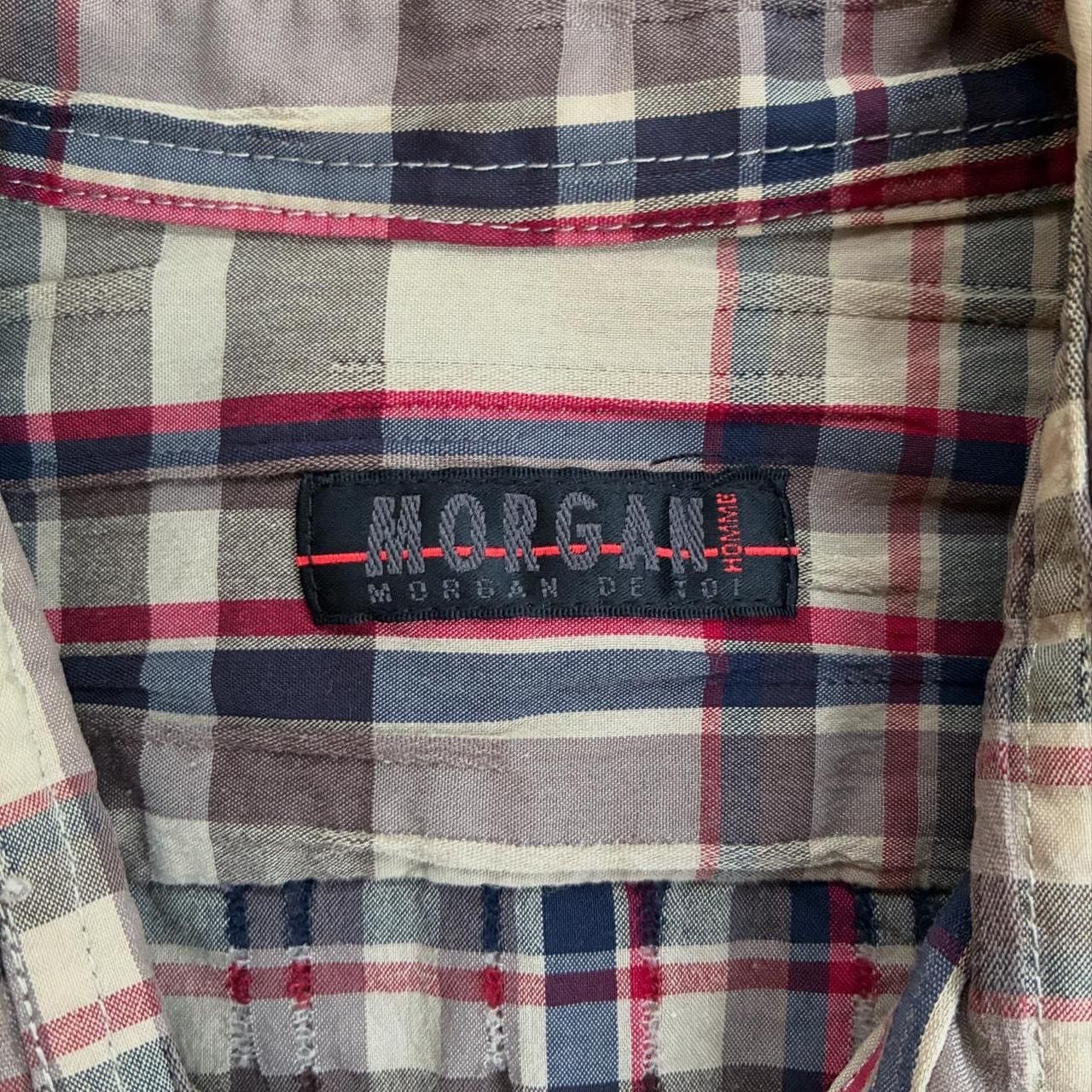 Morgan Homme 2000s-2010s? Morgan Homme textured button up shirt Size US S / EU 44-46 / 1 - 2 Thumbnail