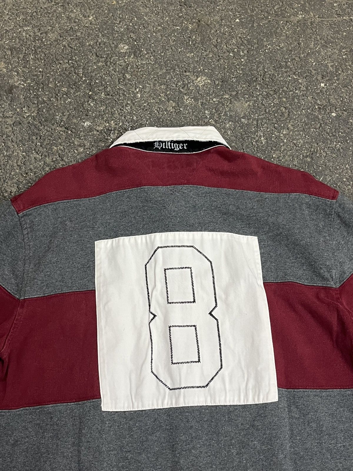 Tommy Hilfiger × Vintage Rugby striped vintage Tommy Hilfiger polo shirt preppy 90s Size US M / EU 48-50 / 2 - 5 Thumbnail