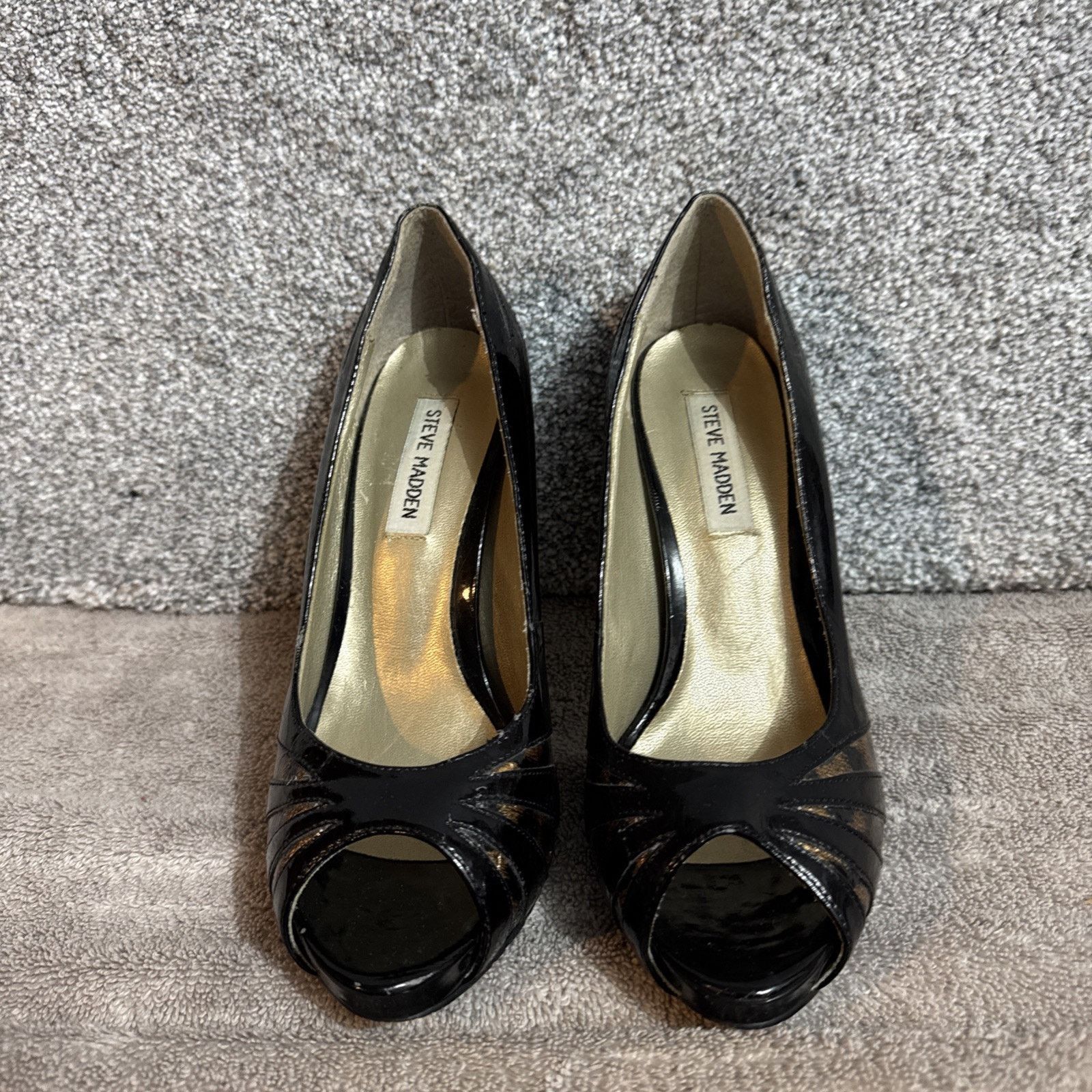 Other Peep Toe Stiletto Size 8 Mob Wife Chic Evening Wear Party Size US 8 / IT 38 - 3 Thumbnail