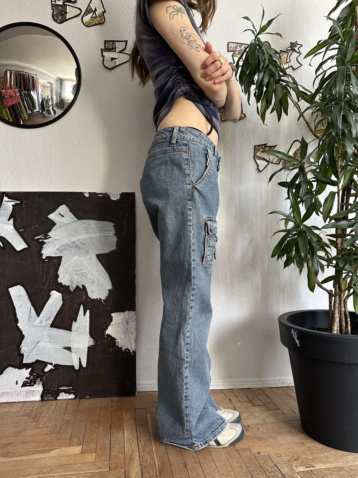 If Six Was Nine × Seditionaries Vintage Jeans Sexy Mid Rise Washed Distressed Denim Pocket Size 32" / US 10 / IT 46 - 5 Thumbnail