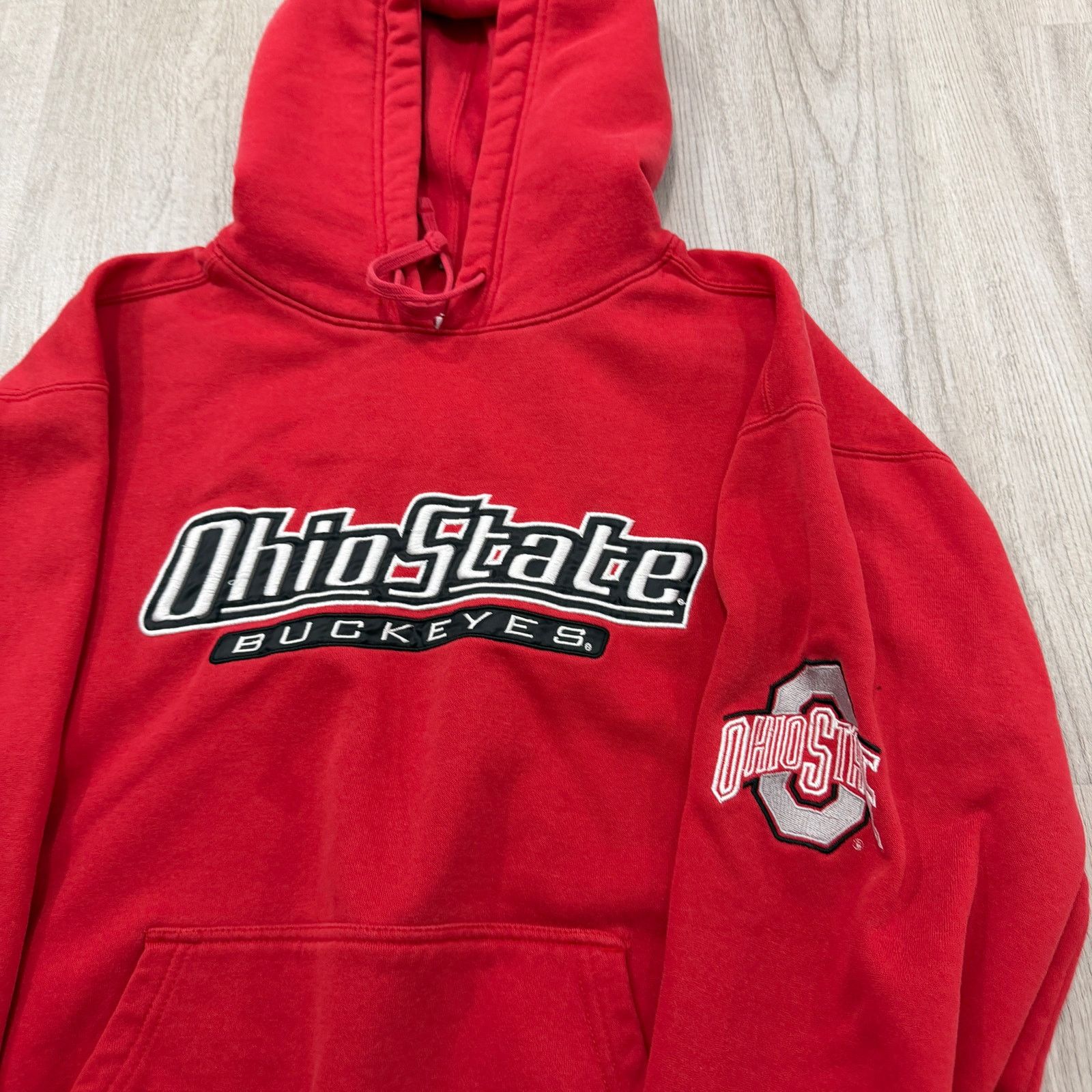 Vintage Vintage Ohio State Buckeyes Hoodies Men's Large Red y2k Size US L / EU 52-54 / 3 - 3 Thumbnail