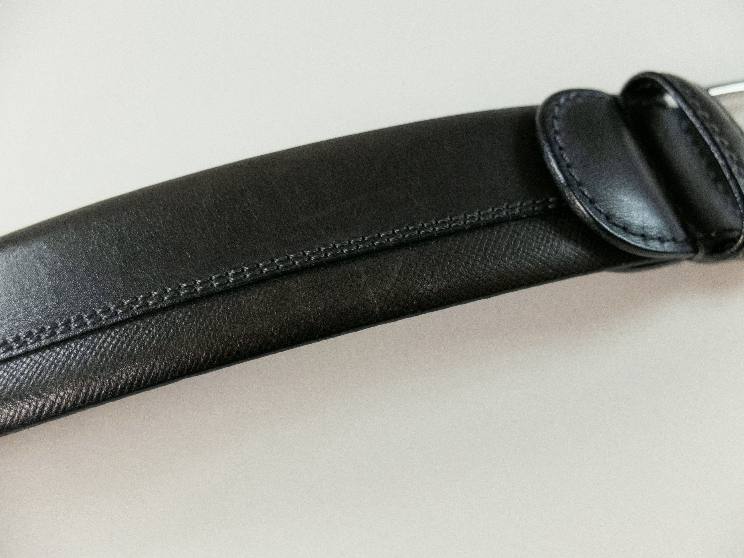 Barrett BARRETT brown leather belt 100 - fits size 38 waist best Size 38 - 3 Thumbnail