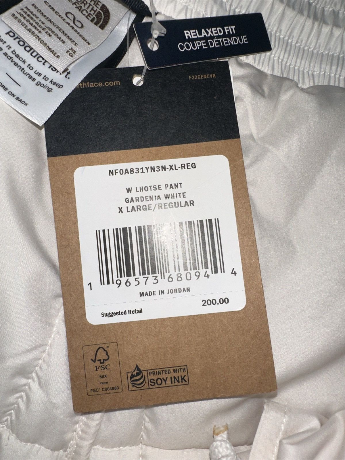 The North Face The North Face W Lhotse Pant Gardenia White XL(Men 34-36 In) Size 36" / US 14 / IT 50 - 5 Thumbnail