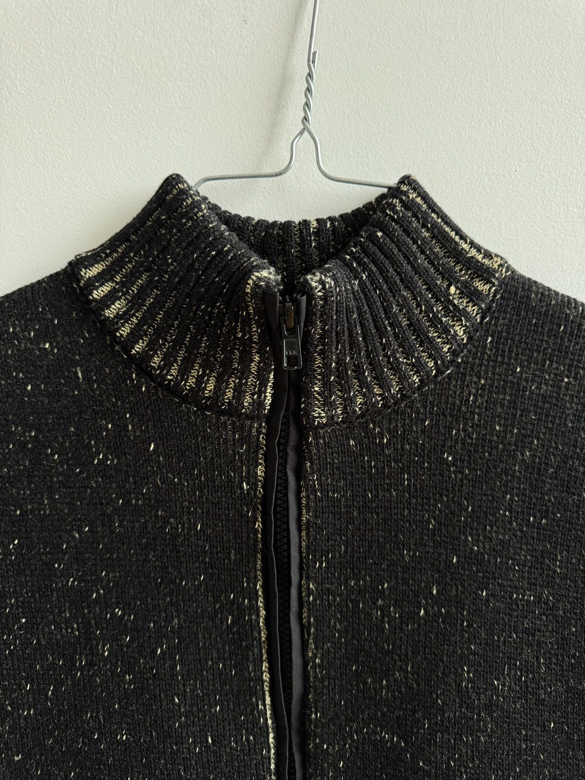 GR10K GR10K Aramidic Aimless Knit Vest Zip Up Black/yellow Size US M / EU 48-50 / 2 - 3 Thumbnail