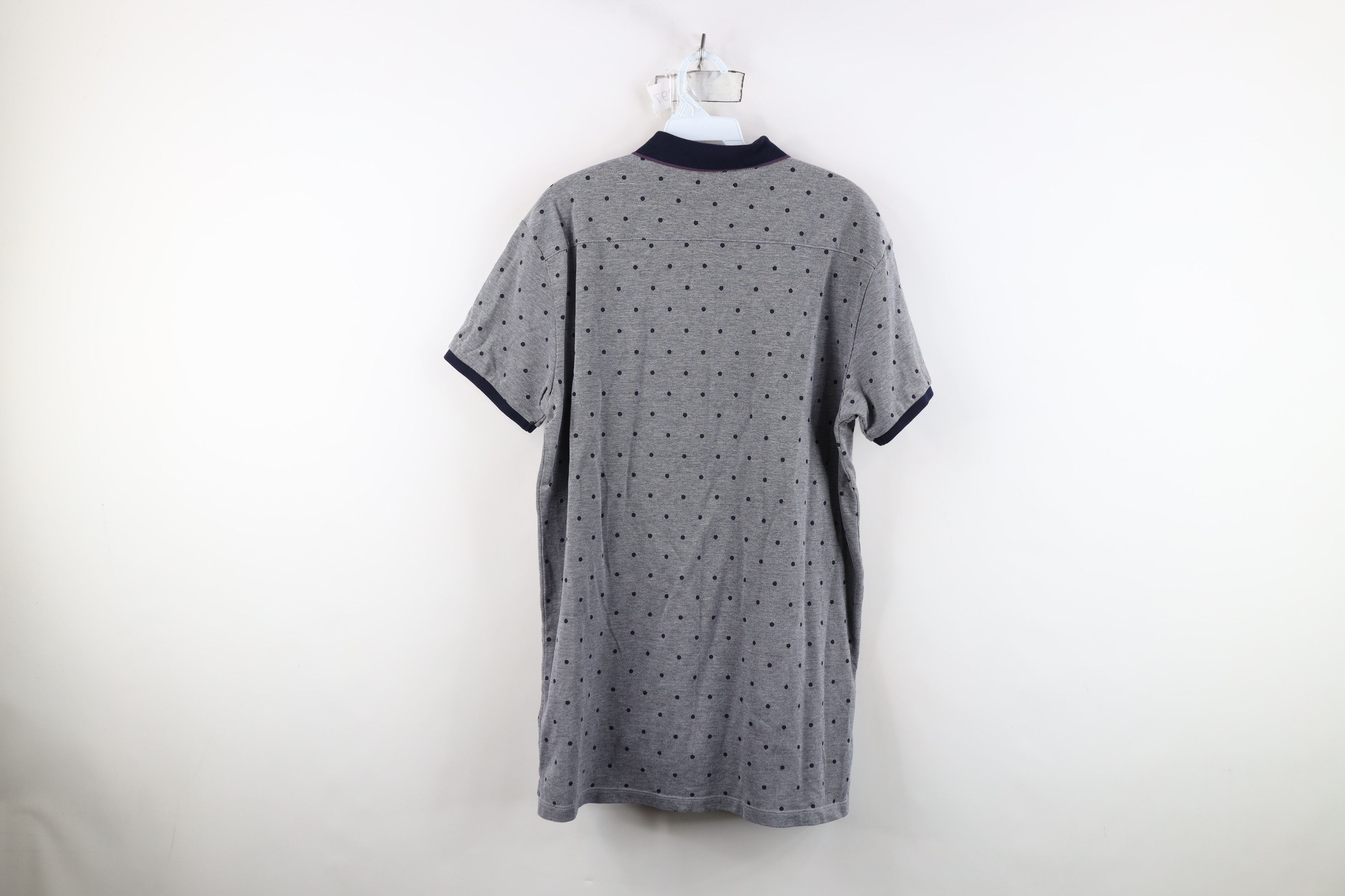 Scotch & Soda Scotch & Soda Classic Fit Polka Dot Collared Golf Polo Shirt Size US XL / EU 56 / 4 - 13 Thumbnail