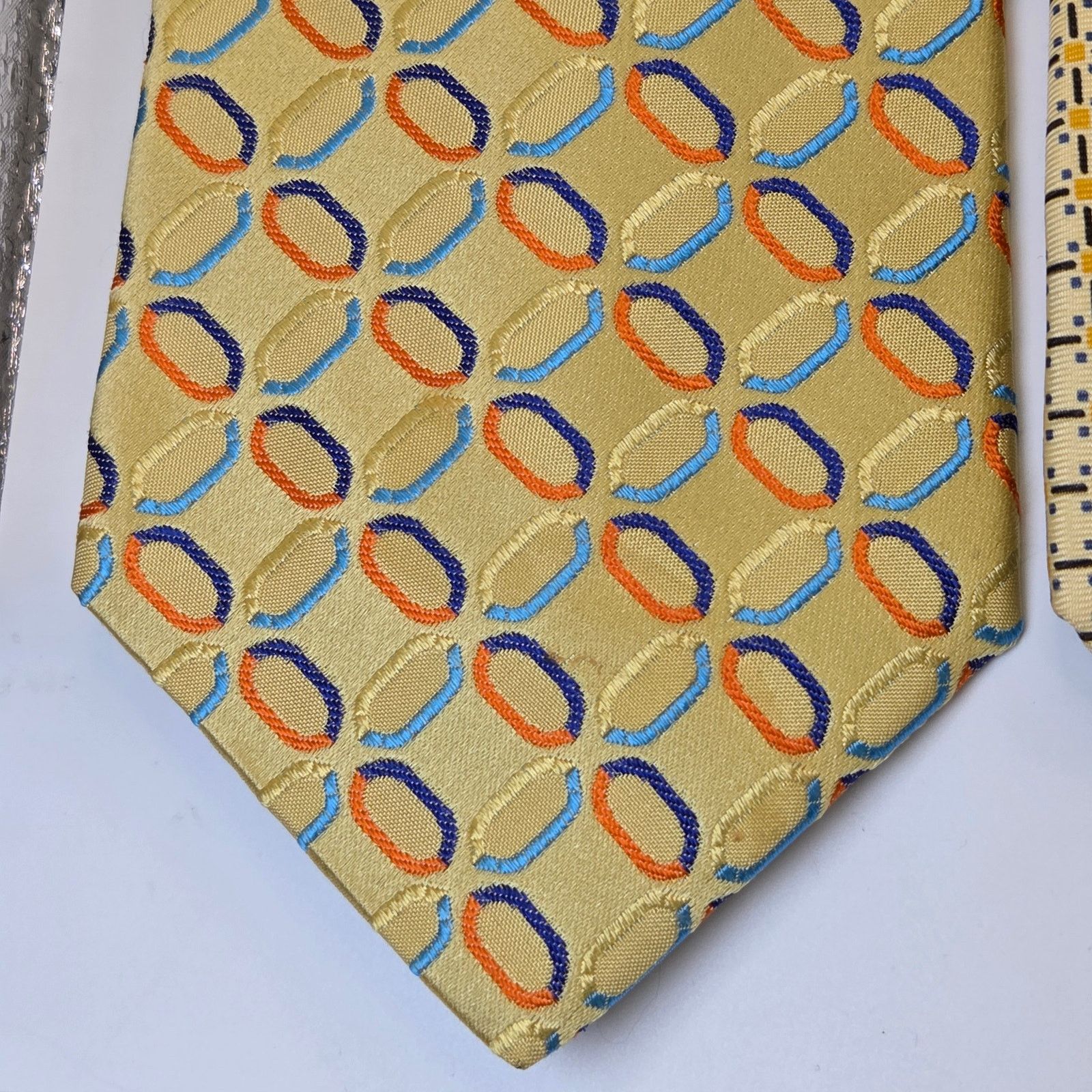 Tommy Hilfiger Tommy Hilfiger Silk Tie Lot 4 USA Nautical Contrast Tips Size ONE SIZE - 3 Thumbnail