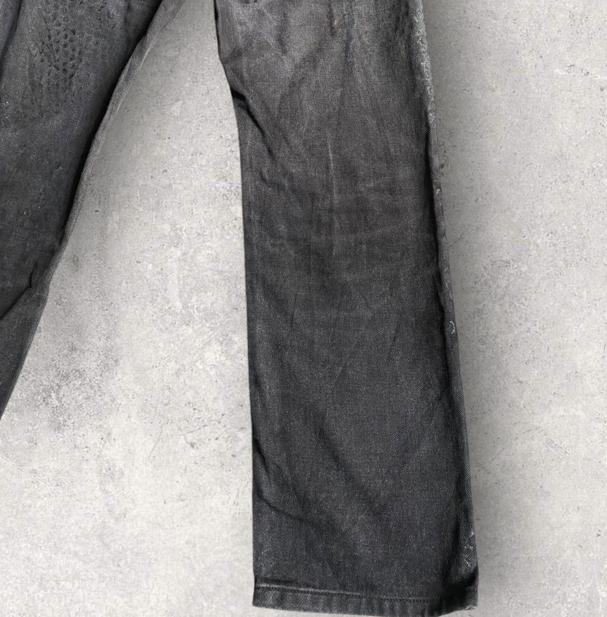 Helmut Lang SS03 Archive Rubber ‘Tyre’ Print Denim Size US 30 / EU 46 - 10 Thumbnail
