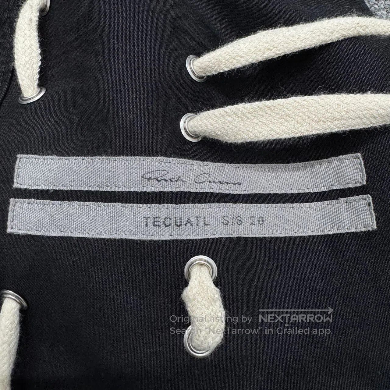 Rick Owens rick owens lace-up jacket in black. Size US L / EU 52-54 / 3 - 2 Thumbnail