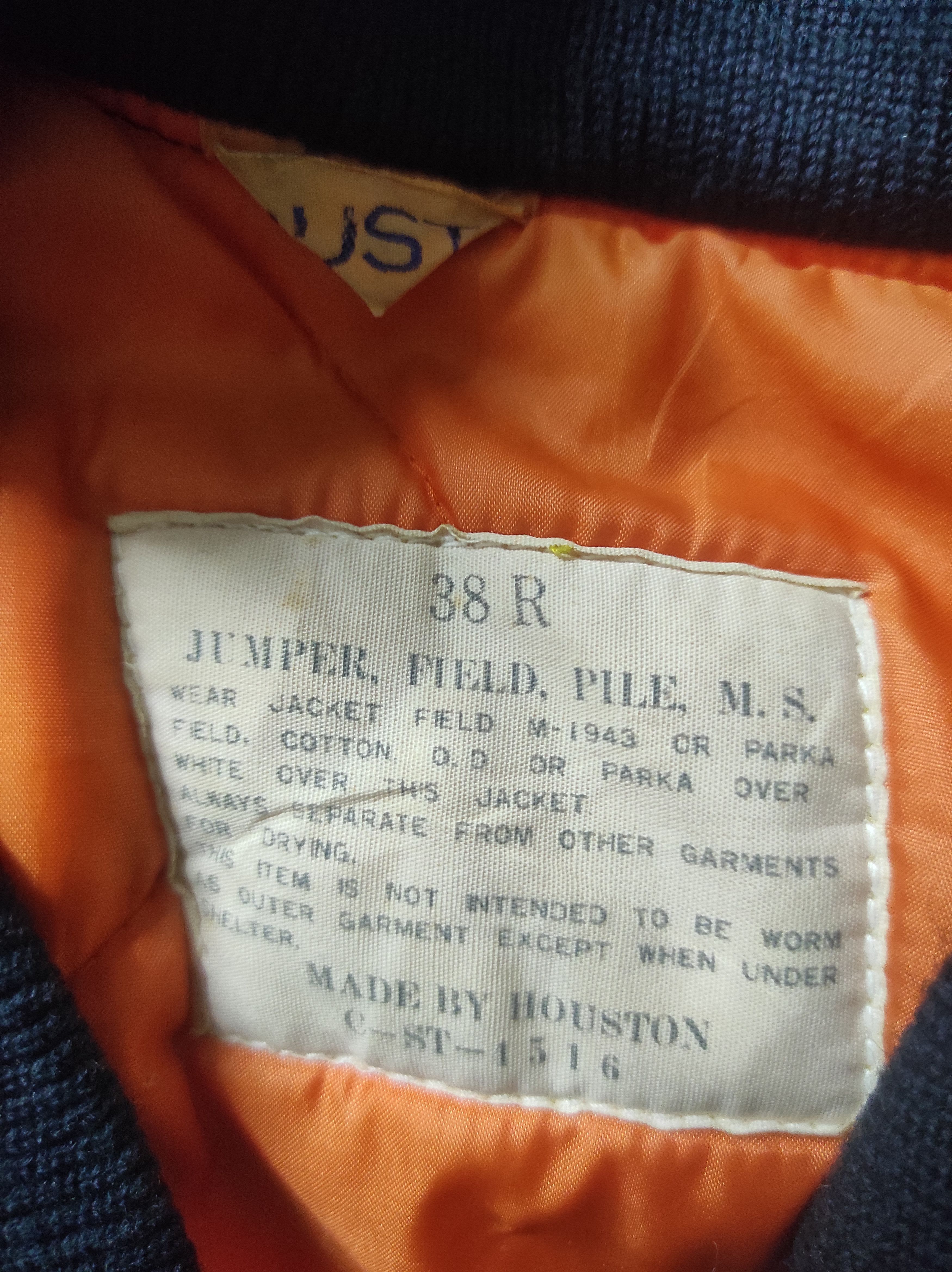 Vintage Vintage Houston Bomber Jacket Size US M / EU 48-50 / 2 - 6 Thumbnail