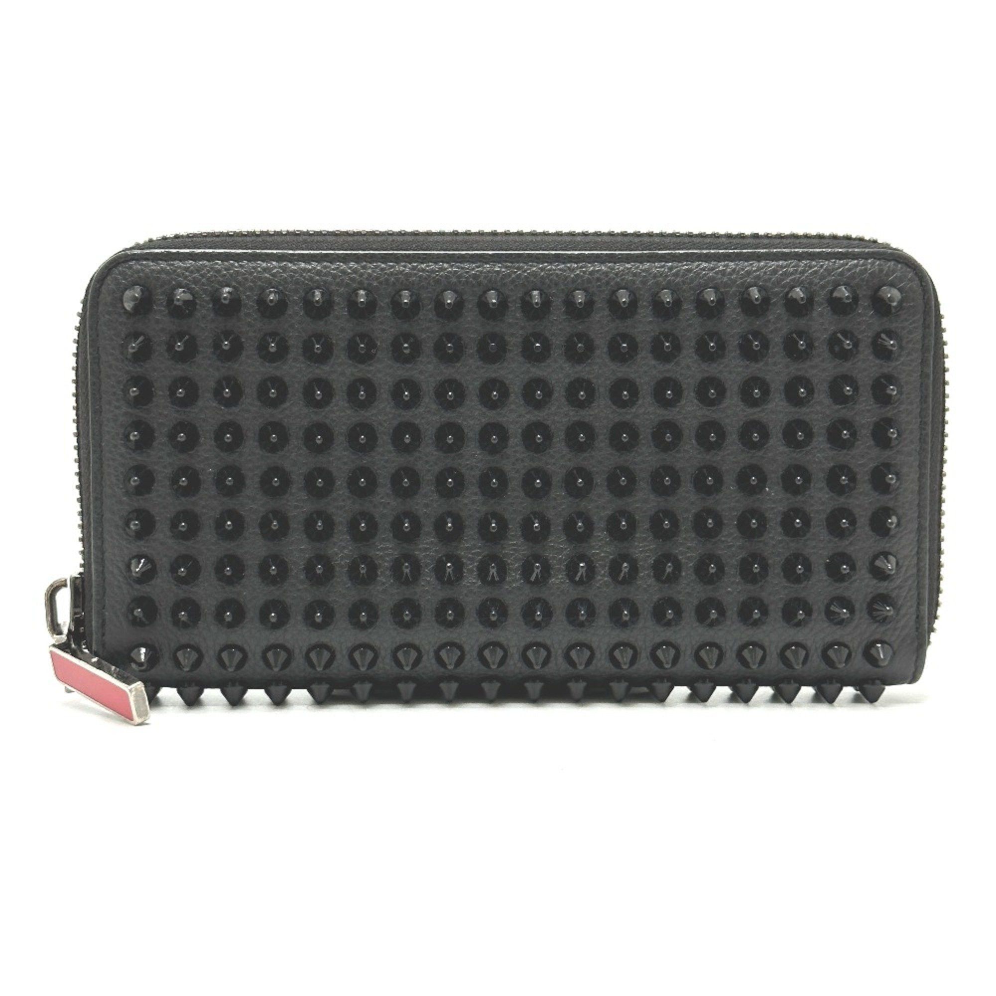 Christian Louboutin Christian Louboutin Panettone Zip Around Long Wallet Black Size ONE SIZE - 1 Thumbnail
