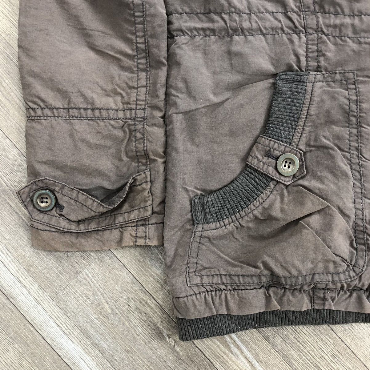 If Six Was Nine 2000s Type Air Force 07 Washed Bondage Lgb Goa Bono Jacket Size US L / EU 52-54 / 3 - 9 Thumbnail