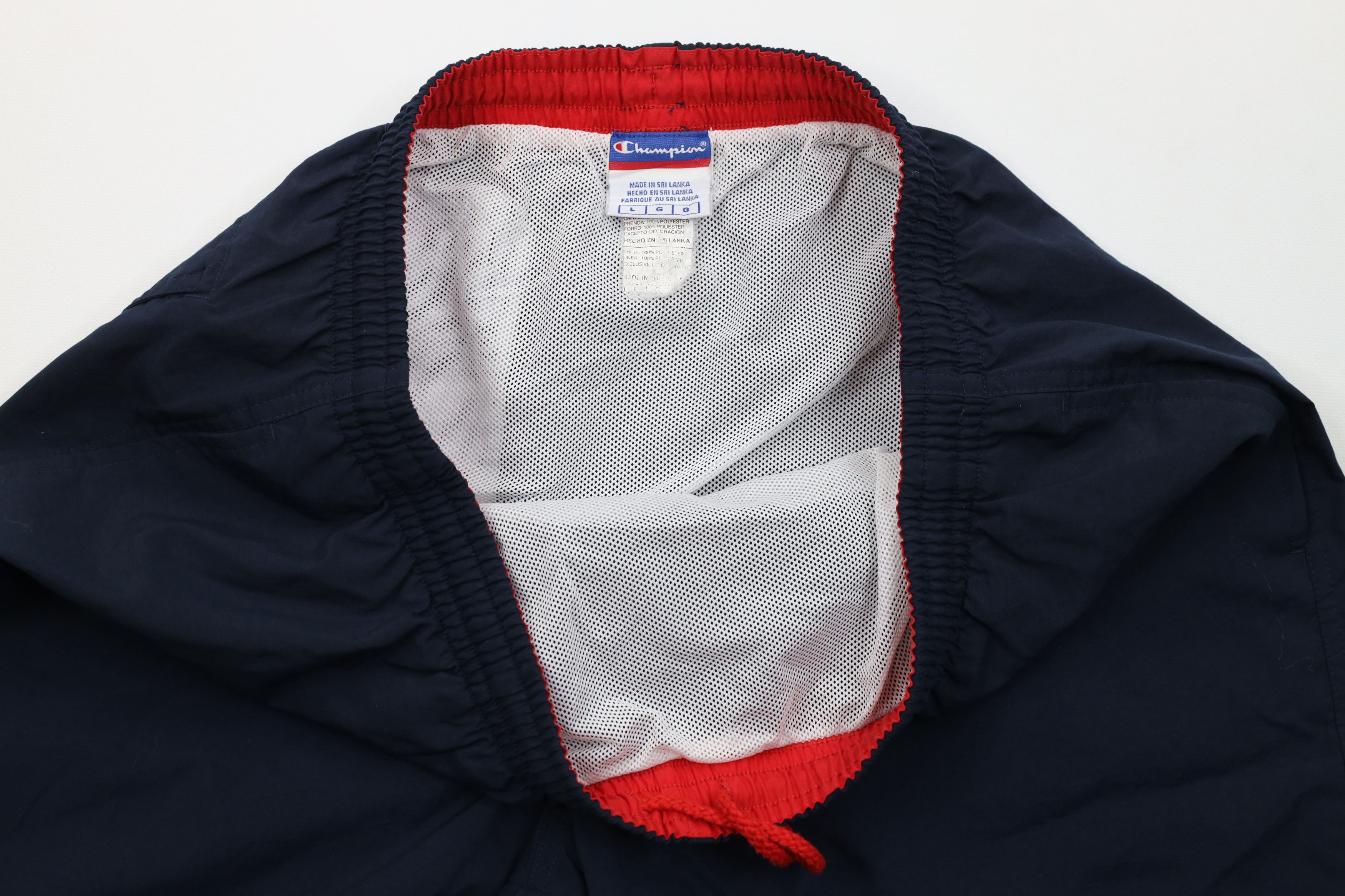 Champion Vintage 90s Champion Spell Above Knee Lined Shorts Trunks Size US 34 / EU 50 - 7 Thumbnail