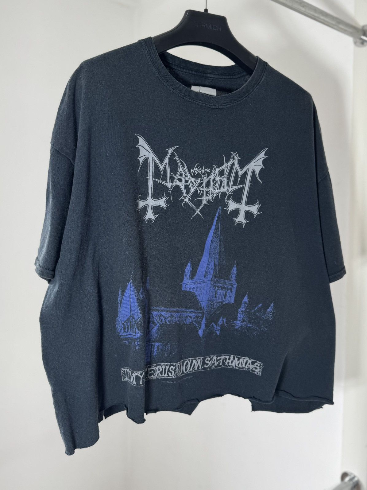 Band Tees Vintage Mayhem Mysteriis Dom Sathanas Black Metal Tank Tee Size US L / EU 52-54 / 3 - 2 Thumbnail