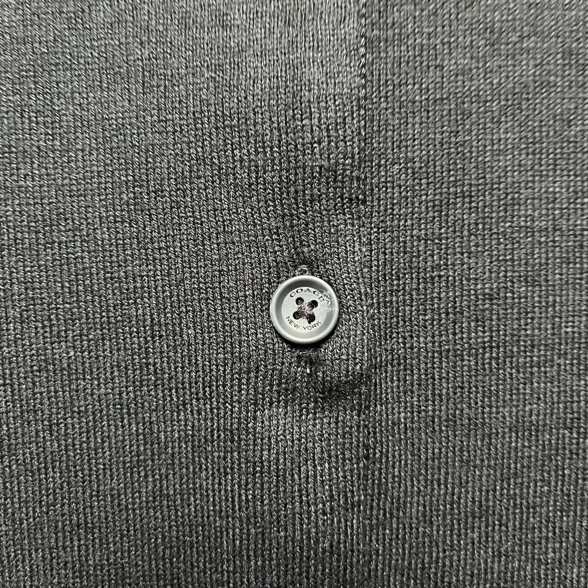 Coach Coach Black Cardigan Sweater Streetwear Luxury Designer Size S / US 4 / IT 40 - 4 Thumbnail