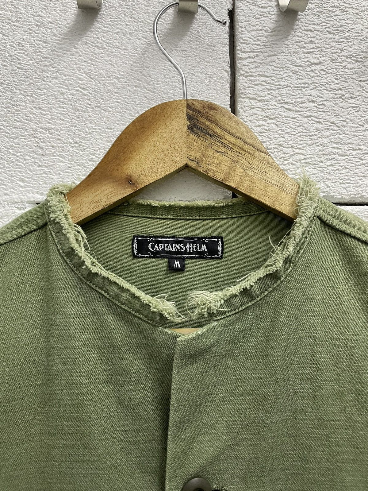Japanese Brand Captains Helm Cut-Off Fatigue Shirts Size US M / EU 48-50 / 2 - 3 Thumbnail