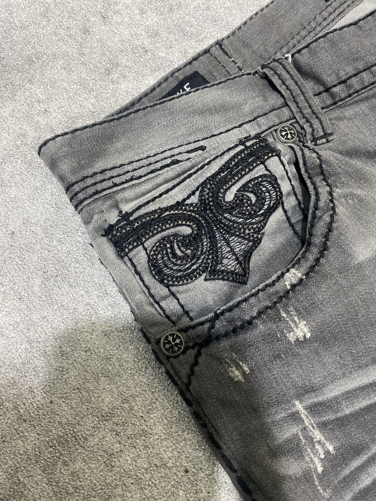 Affliction y2k blake denim jeans