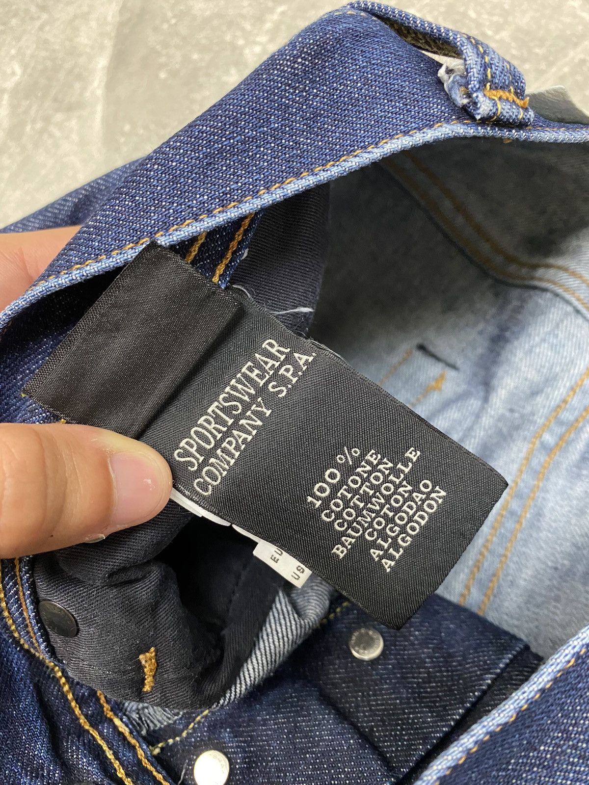 Massimo Osti × Stone Island × Vintage Vintage 90's Stone Island Denim Massimo Osti Archival Jeans Size US 28 / EU 44 - 15 Thumbnail