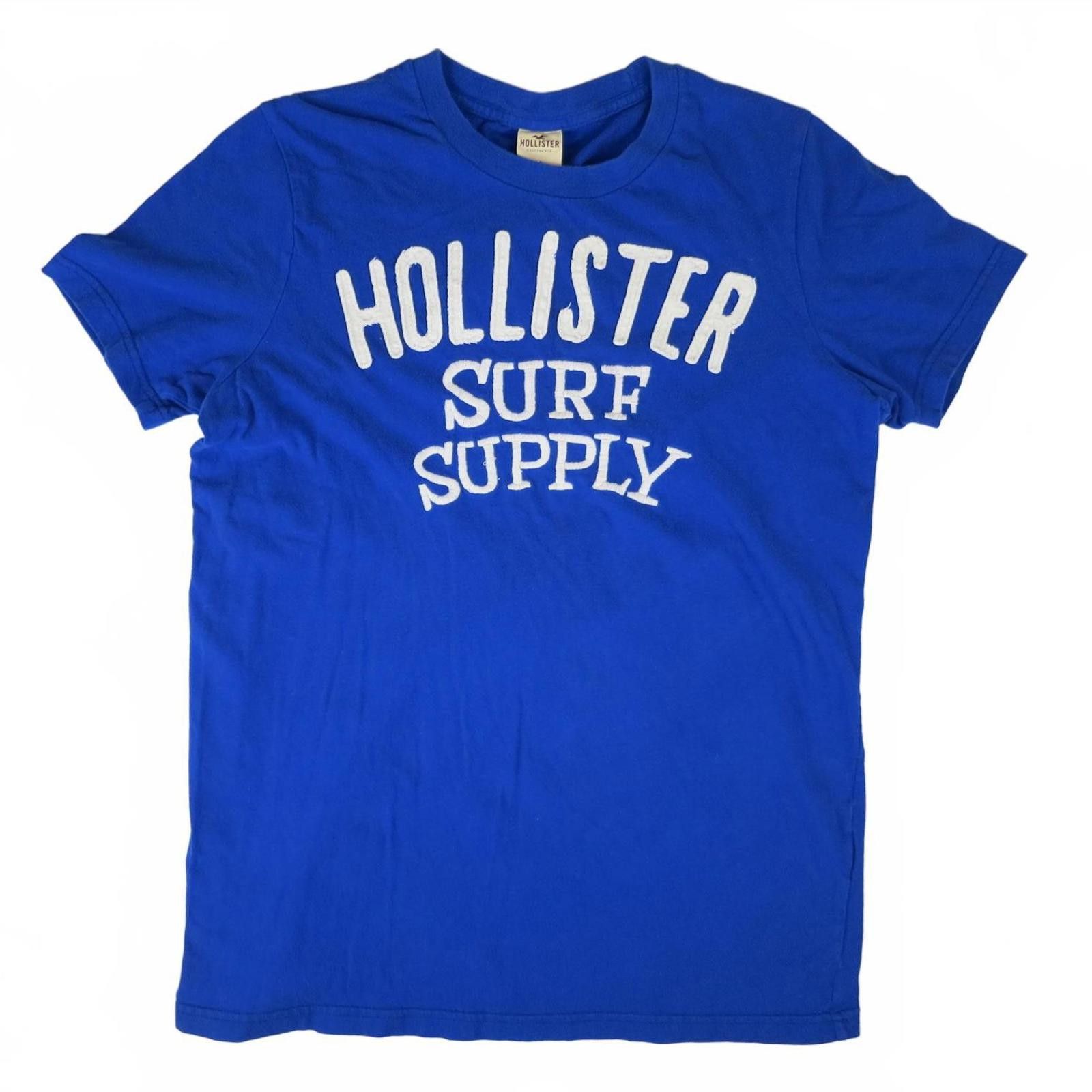 Hollister Men's Medium Hollister Surf Supply Blue Graphic T-Shirt Size US M / EU 48-50 / 2 - 1 Thumbnail