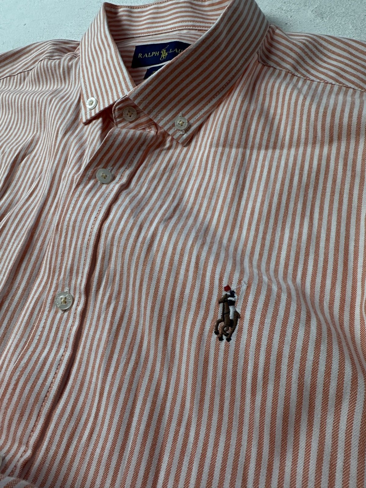Polo Ralph Lauren 🚨 VNTG Y2K Polo Ralph Lauren Shirt check RARE long SLEEVE Size US XXL / EU 58 / 5 - 5 Thumbnail