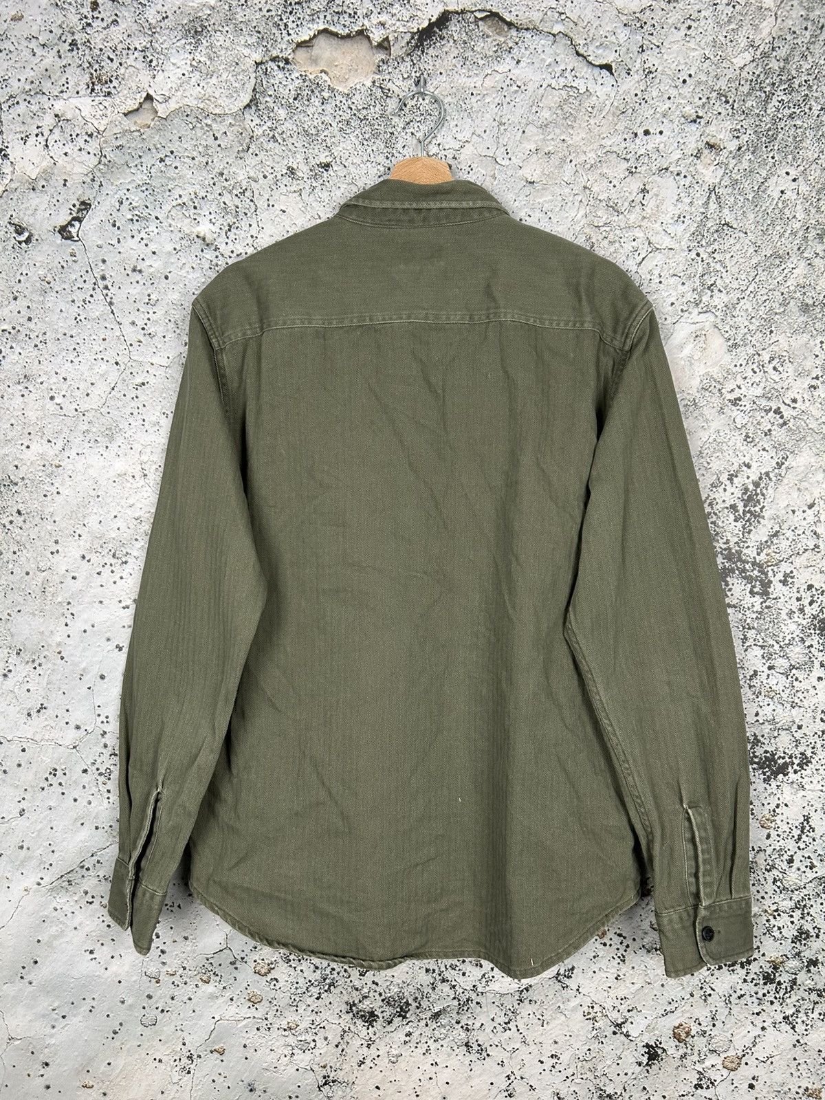 Edwin Edwin Tokyo Japanese Military Shirt Avant Garde Grunge Size US L / EU 52-54 / 3 - 5 Thumbnail
