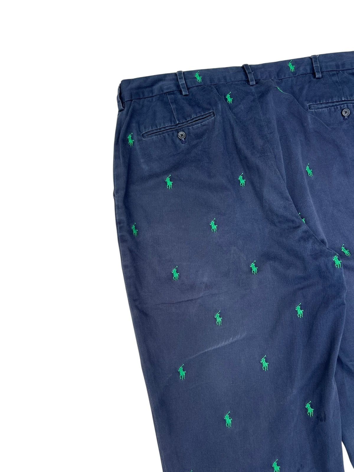 Polo Ralph Lauren Vintage 90s Polo Ralph Lauren Small Pony Faded Navy Trouser Size US 38 / EU 54 - 14 Thumbnail