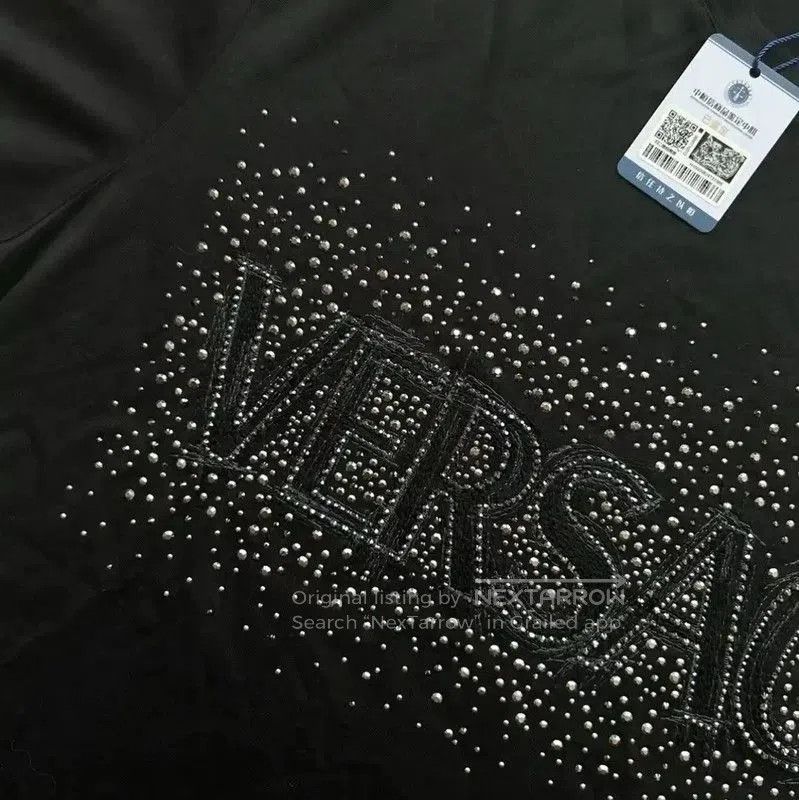 Versace Versace Black Logo Short Sleeve T-Shirt . Size US S / EU 44-46 / 1 - 5 Thumbnail