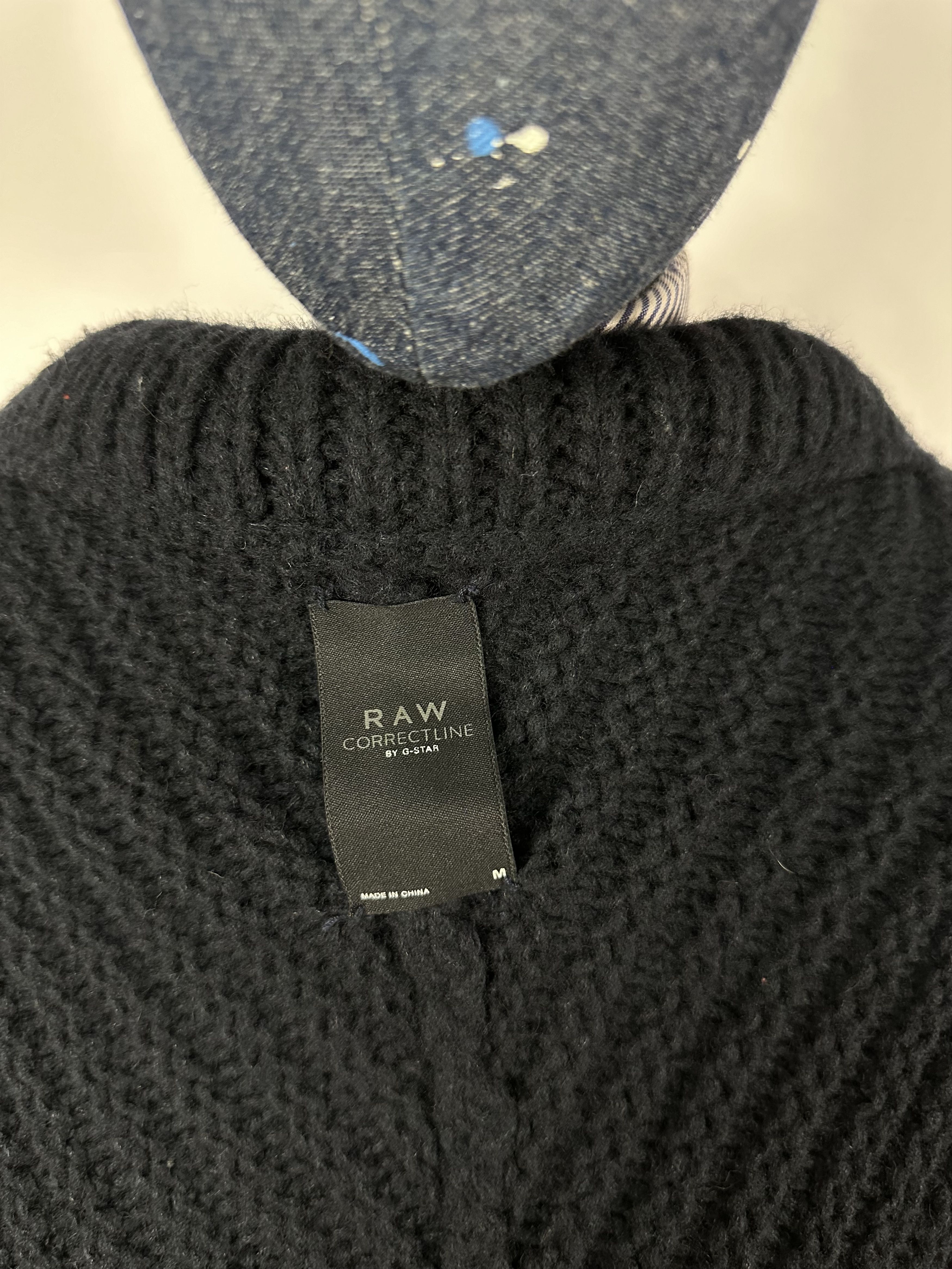 G-Star G Star Raw Keys Shrug Blue Knit Chunky Knit Sleeveless Shrug Size M / US 6-8 / IT 42-44 - 8 Thumbnail