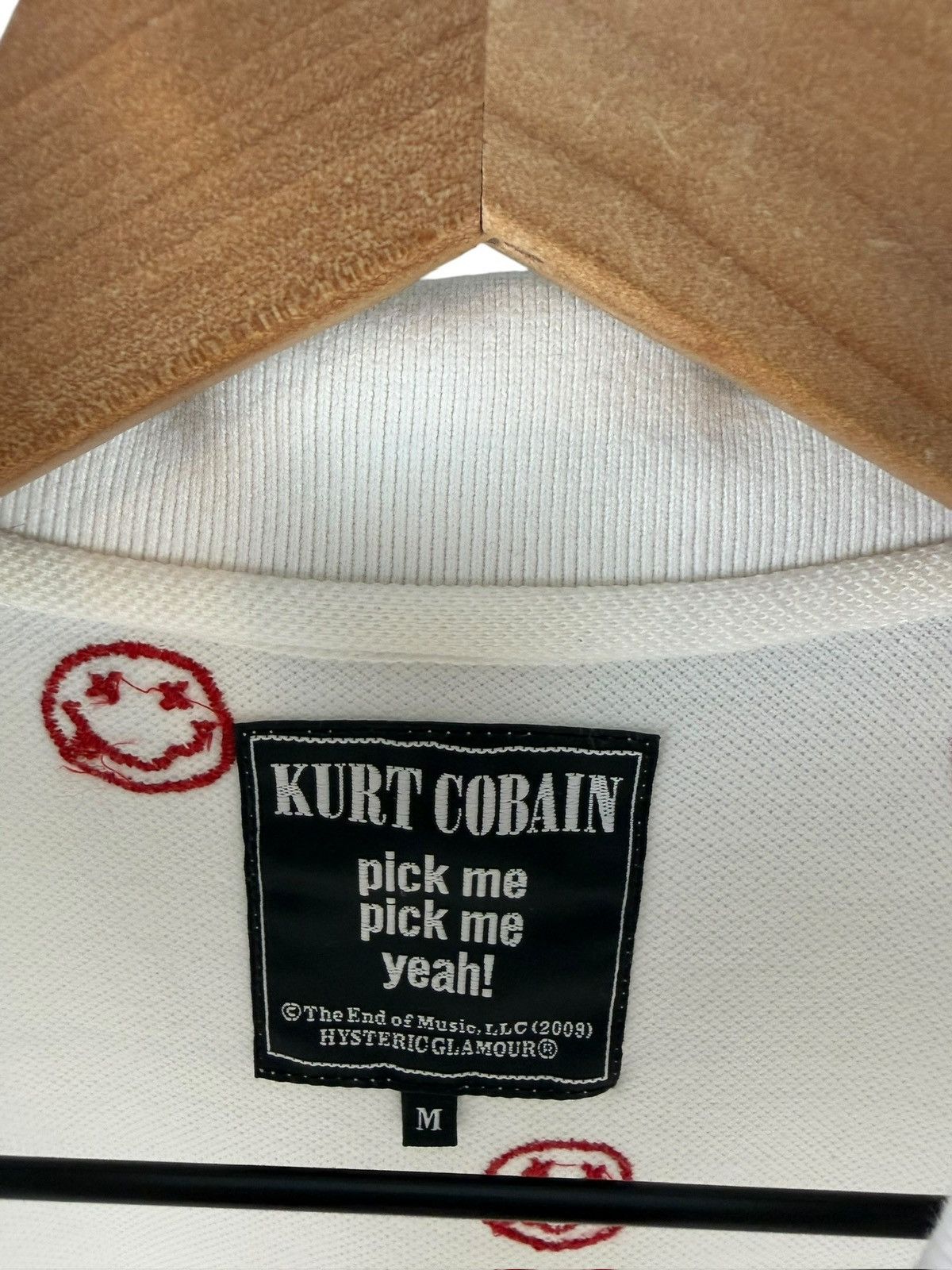 Hysteric Glamour Hysteric Glamour Kurt Cobain Multi Logo Polo Size US M / EU 48-50 / 2 - 5 Thumbnail