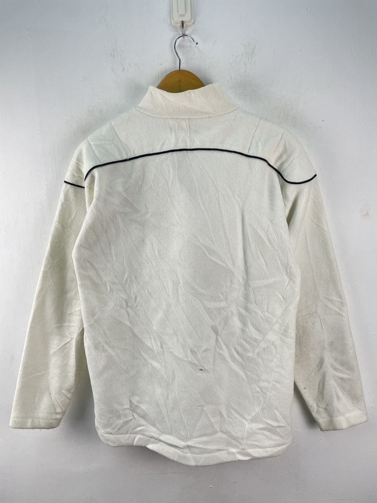 Descente × Vintage Vintage 90s Descente 1/4 Fleece Pullover Sweatshirt Size US M / EU 48-50 / 2 - 3 Thumbnail