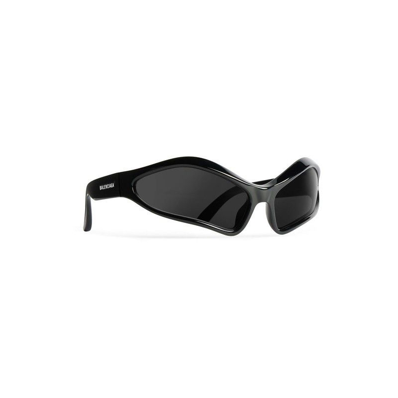 Balenciaga o1srvl11e0425 Size: OS / Fennec Oval Sunglasses in Black Size ONE SIZE - 2 Thumbnail