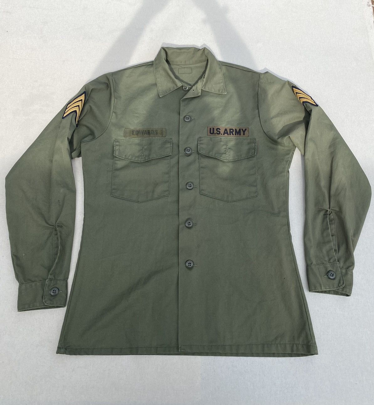 Vintage Vintage army shirt john lennon Size US L / EU 52-54 / 3 - 1 Thumbnail