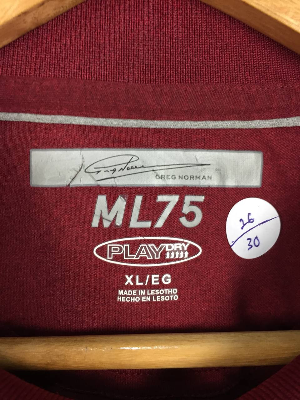 Greg Norman × Sports Specialties Greg Norman Play Dry ML75 Performance Golf Polo Tee Size US XL / EU 56 / 4 - 6 Thumbnail