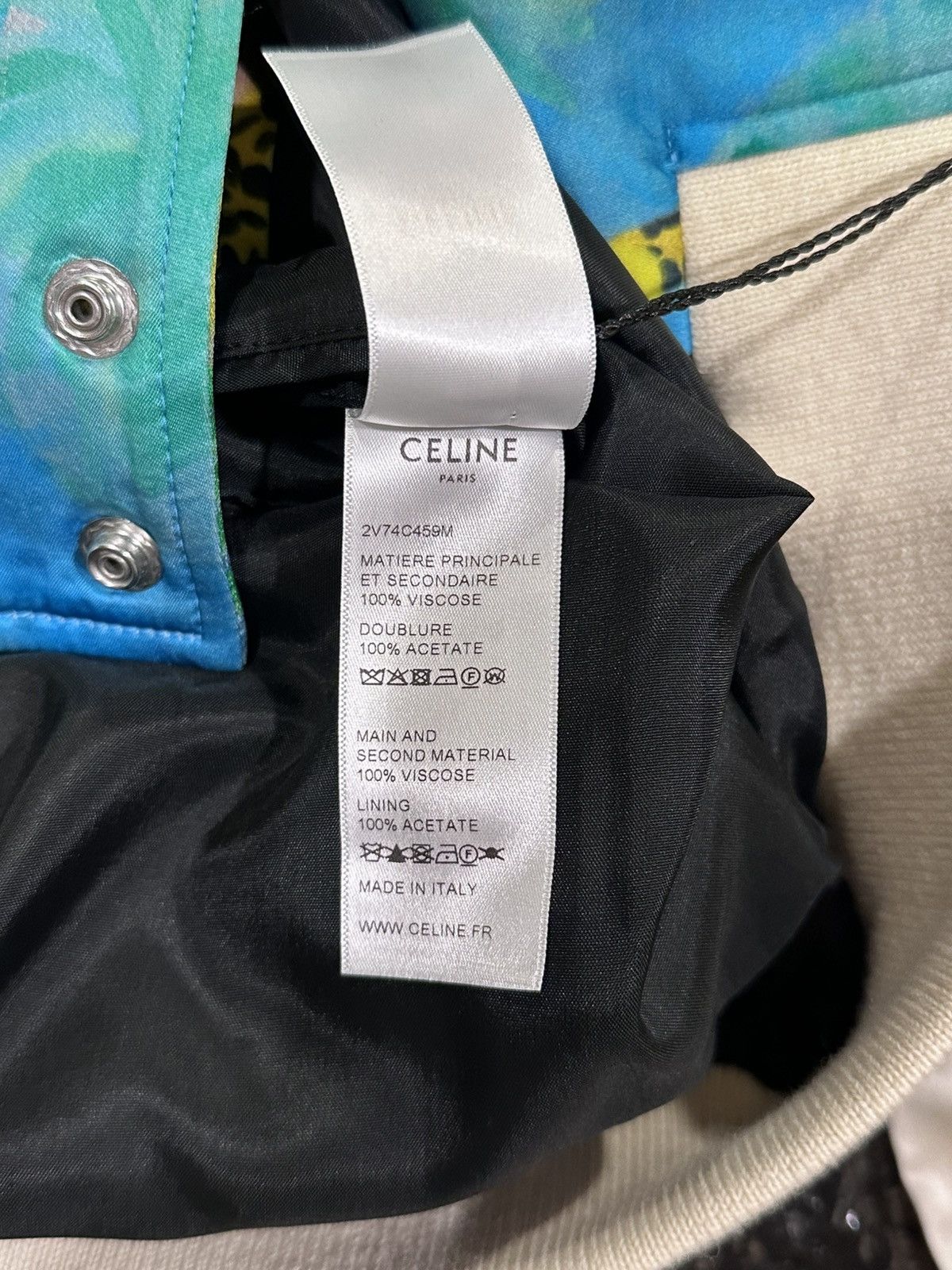 Celine Celine x Hedi x Tyson Reed SS21 Hawaiian Souvenir Jacket Size US M / EU 48-50 / 2 - 16 Thumbnail