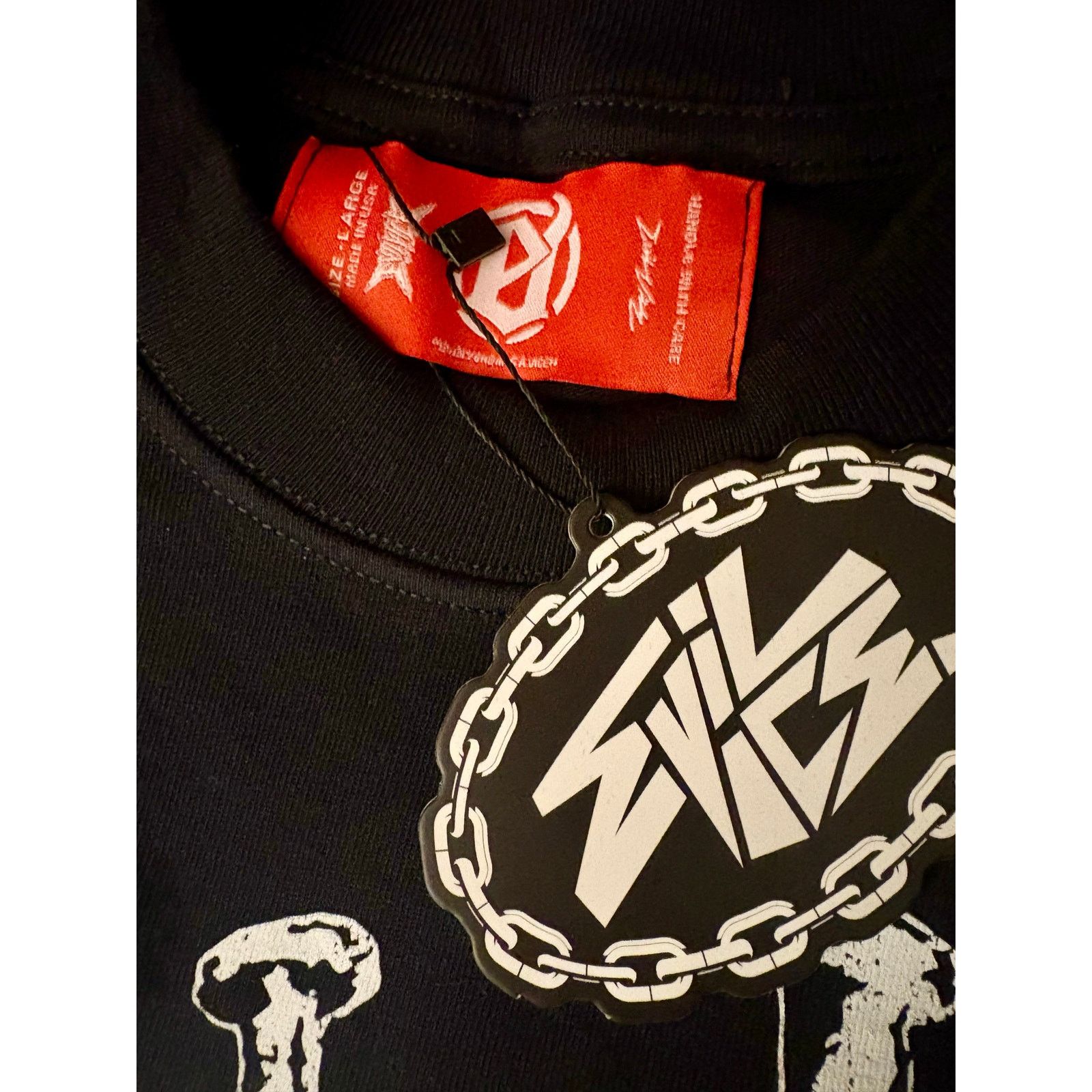 Other NWT Sz. L - Men's Evil Vice "Beware of Evil Vice" Tee (Blk) Size US L / EU 52-54 / 3 - 3 Thumbnail