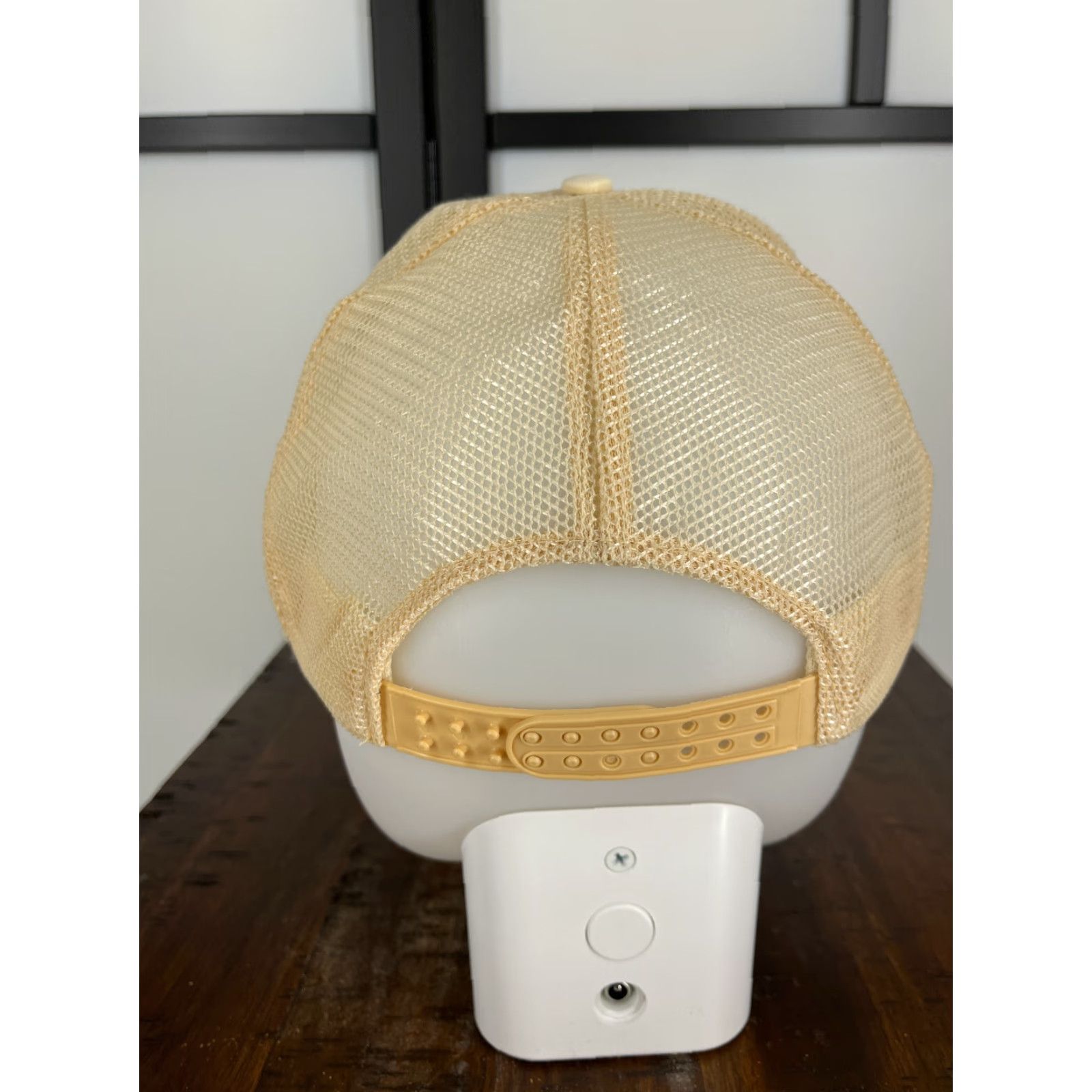 Vintage VINTAGE Tucson Hat Cap Snap Back Adult One Size Ivory Trucker Polyester Rope 90's Look Size ONE SIZE - 6 Thumbnail