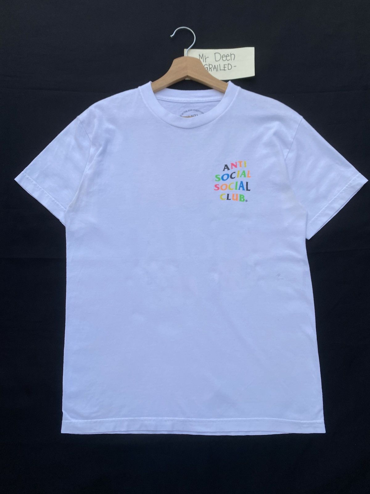 Anti Social Social Club Rare Anti Social Social Club Multicolor Spellout Tshirt Size US M / EU 48-50 / 2 - 9 Thumbnail